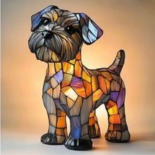Lampada da Tavolo in Stile Vetrata "Artisan Pup" – Scultura Luminosa a Forma di Cane — vista 8
